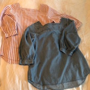 Women’s cotton tops, size Meduim